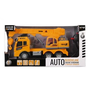 AUTO BUDOWLANE ZDALNIE STEROWANE DZWIG TOYS FOR BOYS