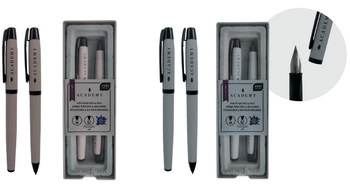 Zestaw pióro wieczne+dług w etui Academy