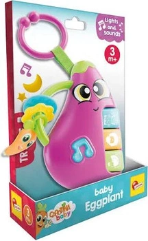 LISCIANI CAROTINA BABY ZABAWKA ELEKTRONICZNA Z GRZECHOTKĄ BAKŁAŻAN