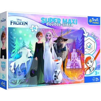 Puzzle Super Maxi 24 el. Frozen Double Sided