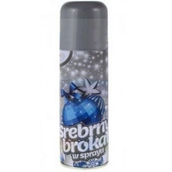 BROKAT SPRAY 250ML SREBRNY