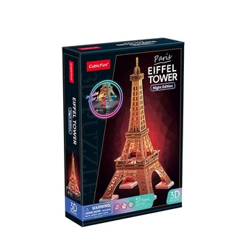 CUBIC FUN PUZZLE 3D LED WIEŻA EIFFLA (WERSJA NOCNA)