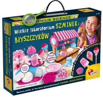 LISCIANI I'M A GENIUS WIELKIE LABORATORIUM SZMINEK I BŁYSZCZYKÓW