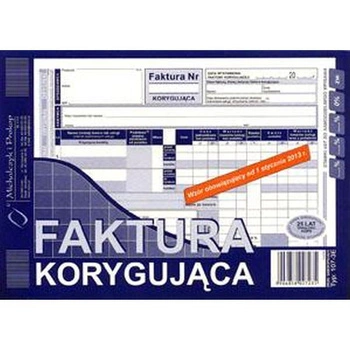 FAKTURA KORYGUJĄCA A5