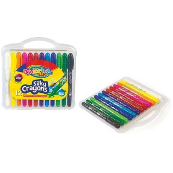 KREDKI 12KOLORÓW ŻELOWE WYKRĘCANE