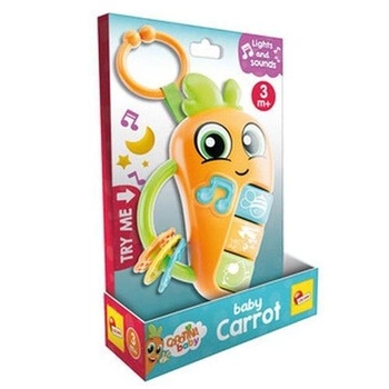 LISCIANI CAROTINA BABY ZABAWKA ELEKTRONICZNA Z GRZECHOTKĄ CAROTINĄ