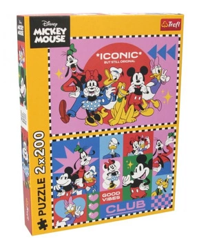 Puzzle Disney 2 x 200 el. Czas z przyjaciółmi, Trefl