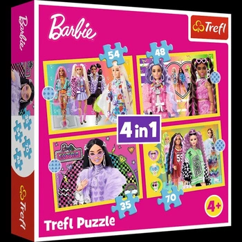 PUZZLE 4W1 BARBIE