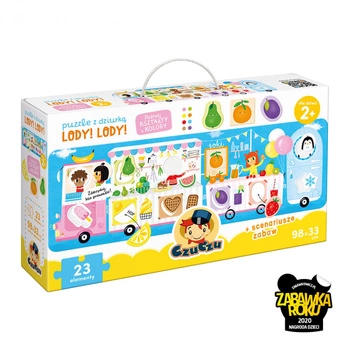 CzuCzu Puzzle z dziurką Lody! Lody!