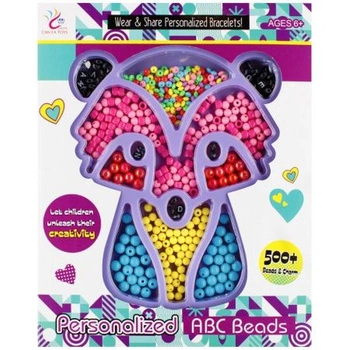 Zestaw koralików do nawlekania MEGA CREATIVE 20X25X3 500 EL