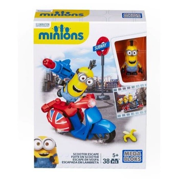 Klocki Mega Bloks 38 el. Minionki Ucieczka skuterem / Latający Wózek z Hot-Dogami 63 el.