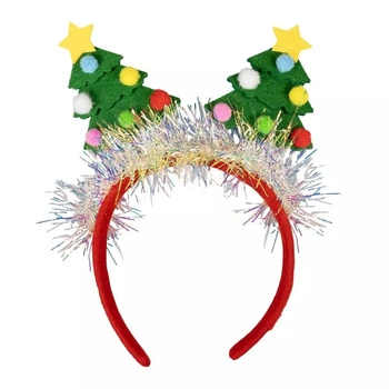 Opaska na głowę - choinki