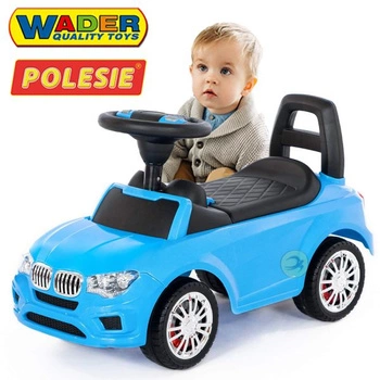 Samochód-jeździk 'SuperCar' Nr5 z sygnałem dźwiękowym (niebieski)