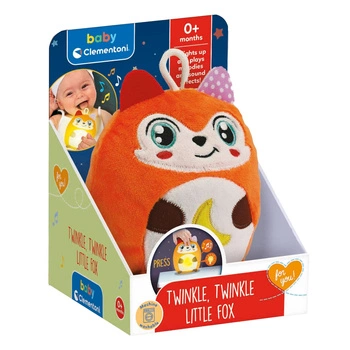 Clementoni Lampka nocna i Przytulanka Twinkle Twinkle Litle Fox 17555