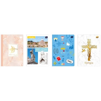 Zeszyt do religii, 60 kartek, kratka, A5, Interdruk