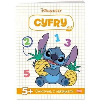 DISNEY UCZY Stitch. Ćwiczenia z naklejkami Cyfry