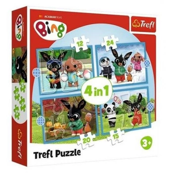 PUZZLE 4W1 WESOŁY BING