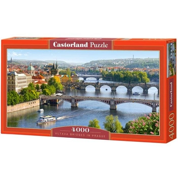 Castorland Puzzle 4000 Vlatva Bridges- Mosty Wełtawy