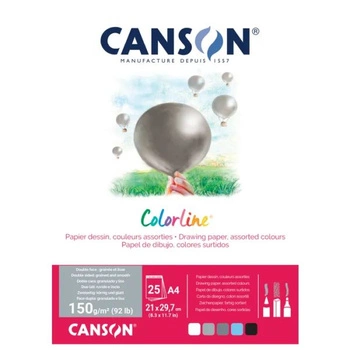 Blok Colorline A4 150g 25A - Powietrze (kolory: 1,20,35,36,38)