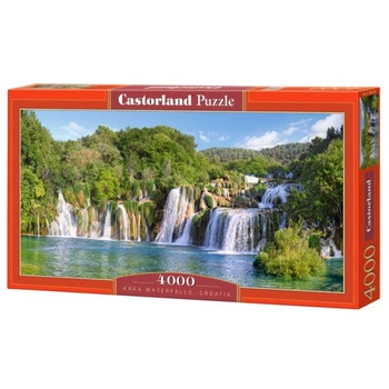 Castorland Puzzle 4000 el. Waterfalls Croatia- Chorwackie Wodospady