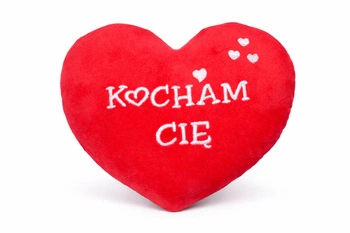 Serce z napisem 'Kocham Cię' 15cm Walentynka 162205