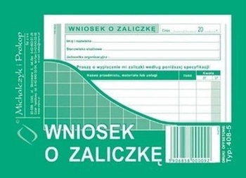 WNIOSEK A6 O ZALICZKĘ