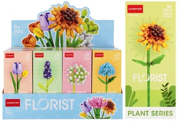 KLOCKI KONSTR KWIATY MIX 7X16X5 MC DISP 12 288.