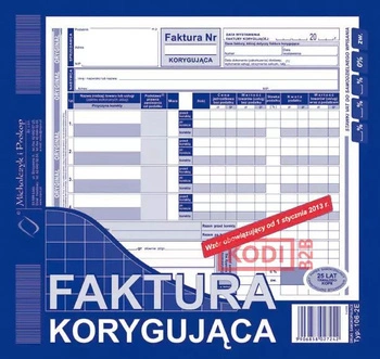 FAKTURA KORYG 2/3 A4