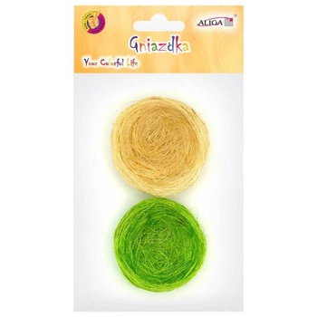 GNIAZDKO Z SIZALU 2SZT 5CM