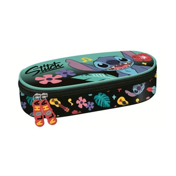 PIÓRNIK SASZETKA USZTYWNIONA Z WEWNĘTRZNĄ KLAPKĄ STITCH MINT ALOHA mkm